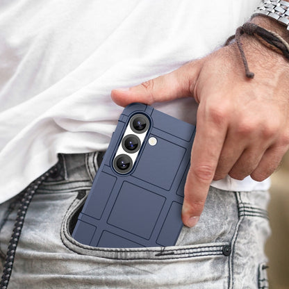 For Samsung Galaxy S25 5G Full Coverage Shockproof TPU Phone Case(Blue) by buy2fix