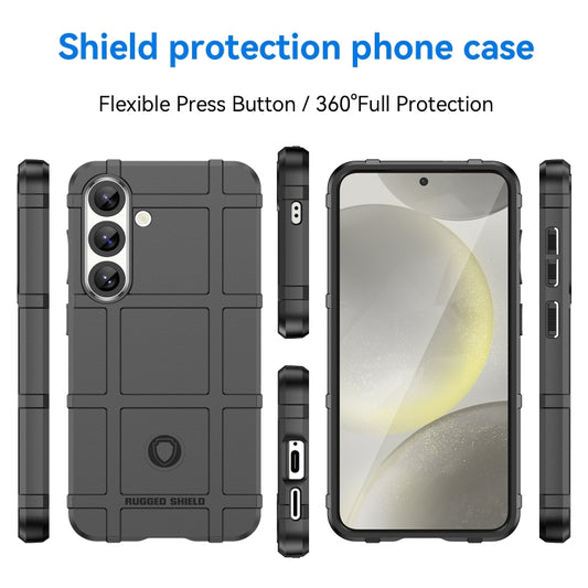 For Samsung Galaxy S25+ 5G Full Coverage Shockproof TPU Phone Case(Black) by buy2fix