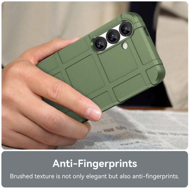 For Samsung Galaxy S25+ 5G Full Coverage Shockproof TPU Phone Case(Green) by buy2fix