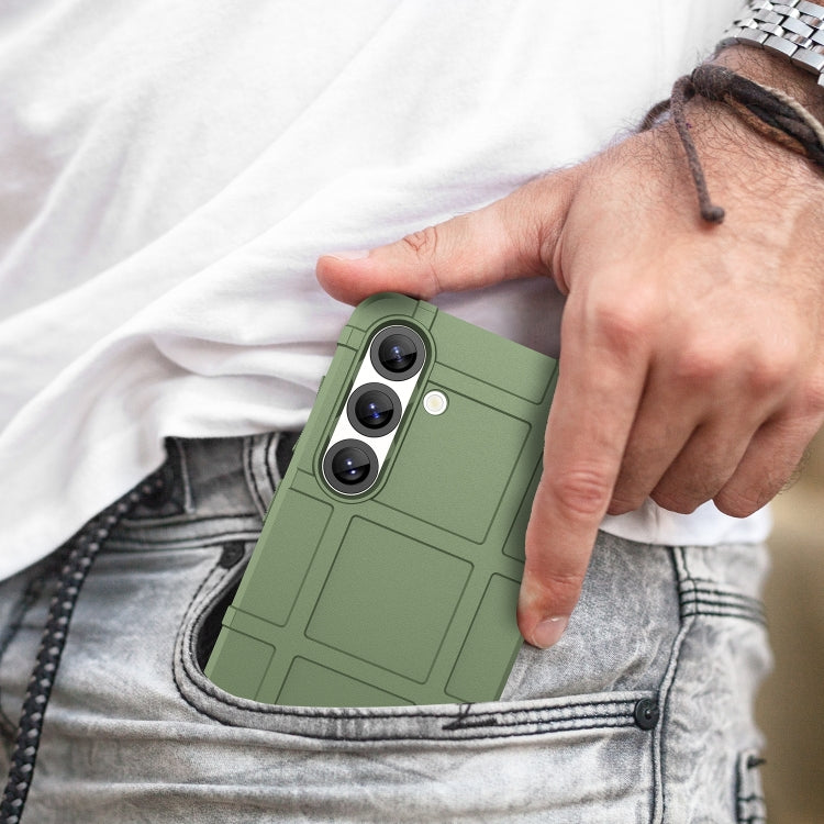 For Samsung Galaxy S25+ 5G Full Coverage Shockproof TPU Phone Case(Green) by buy2fix