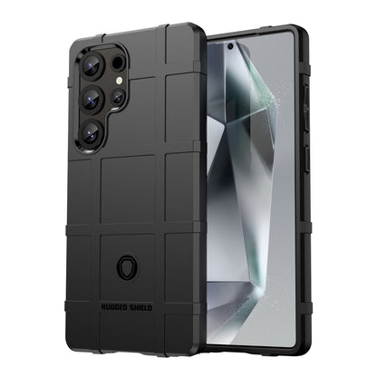 For Samsung Galaxy S25 Ultra 5G Full Coverage Shockproof TPU Phone Case(Black) by buy2fix