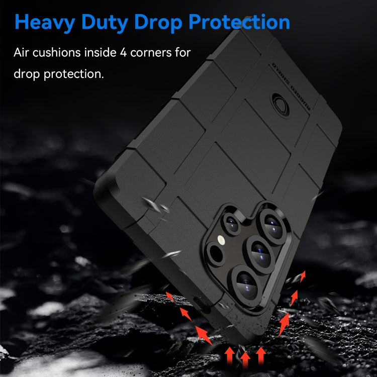 For Samsung Galaxy S25 Ultra 5G Full Coverage Shockproof TPU Phone Case(Black) by buy2fix