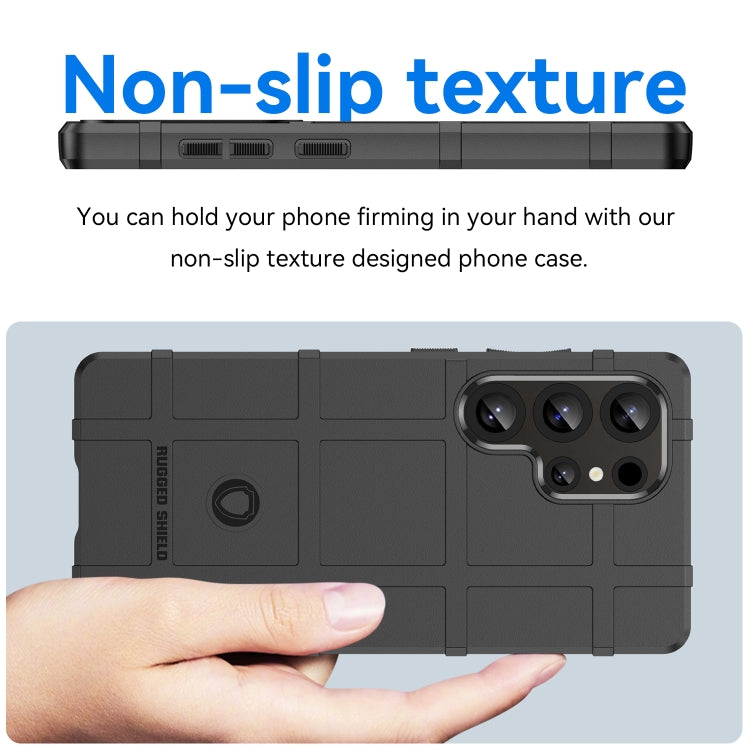 For Samsung Galaxy S25 Ultra 5G Full Coverage Shockproof TPU Phone Case(Black) by buy2fix