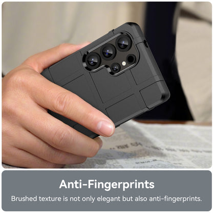 For Samsung Galaxy S25 Ultra 5G Full Coverage Shockproof TPU Phone Case(Black) by buy2fix