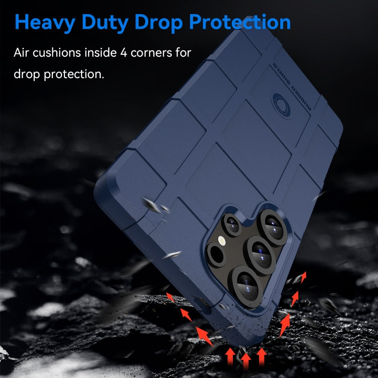For Samsung Galaxy S25 Ultra 5G Full Coverage Shockproof TPU Phone Case(Blue) by buy2fix