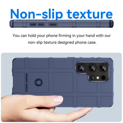 For Samsung Galaxy S25 Ultra 5G Full Coverage Shockproof TPU Phone Case(Blue) by buy2fix