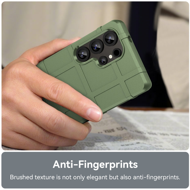 For Samsung Galaxy S25 Ultra 5G Full Coverage Shockproof TPU Phone Case(Green) by buy2fix