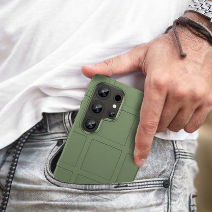 For Samsung Galaxy S25 Ultra 5G Full Coverage Shockproof TPU Phone Case(Green) by buy2fix