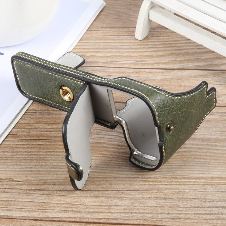 For FUJIFILM X-S20 Buffalo Texture PU Leather Camera Half Case Base(Green) - Half Case by buy2fix | Online Shopping UK | buy2fix