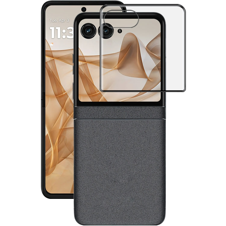 For Motorola Razr 50 imak 3D Curved Full Rear Screen Tempered Glass Film by imak