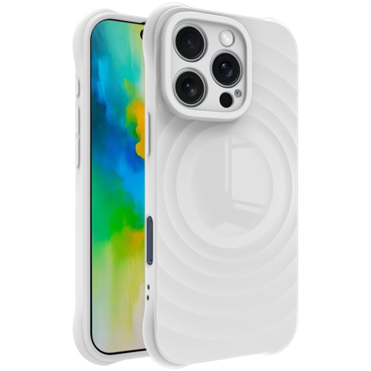 For iPhone 16 Pro Max IMAK UC-6 Series Manbo Frosting Soft Phone Case(White) by imak
