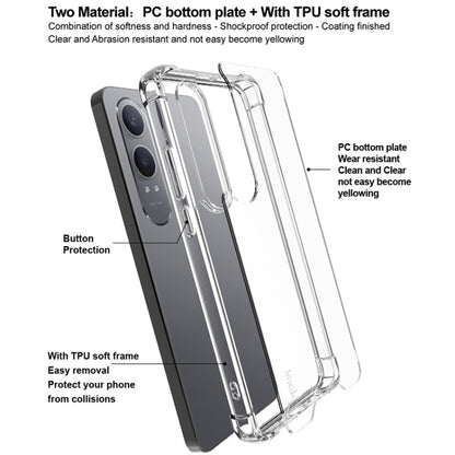 For OnePlus Nord CE4 Lite IMAK Space Shield PC + TPU Airbag Shockproof Phone Case(Transparent) - Nord CE4 Lite Cases by imak | Online Shopping UK | buy2fix