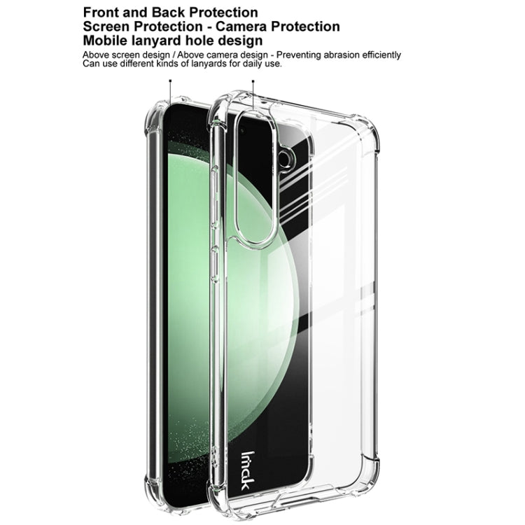 For Samsung Galaxy S24 FE 5G IMAK Space Shield PC + TPU Airbag Shockproof Phone Case(Transparent) by imak