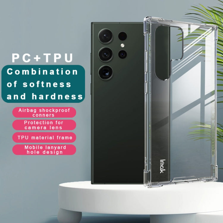 For Samsung Galaxy S24 Ultra 5G IMAK Space Shield PC + TPU Airbag Shockproof Phone Case(Transparent) by imak