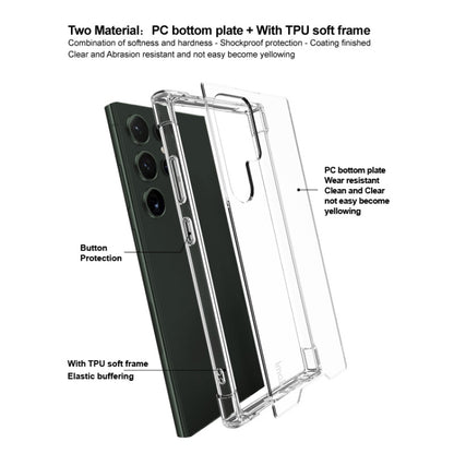 For Samsung Galaxy S24 Ultra 5G IMAK Space Shield PC + TPU Airbag Shockproof Phone Case(Transparent) by imak
