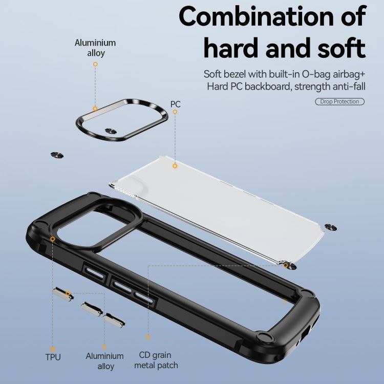 For Google Pixel 9 / 9 Pro TPU + PC Lens Protection Phone Case(Black) by buy2fix