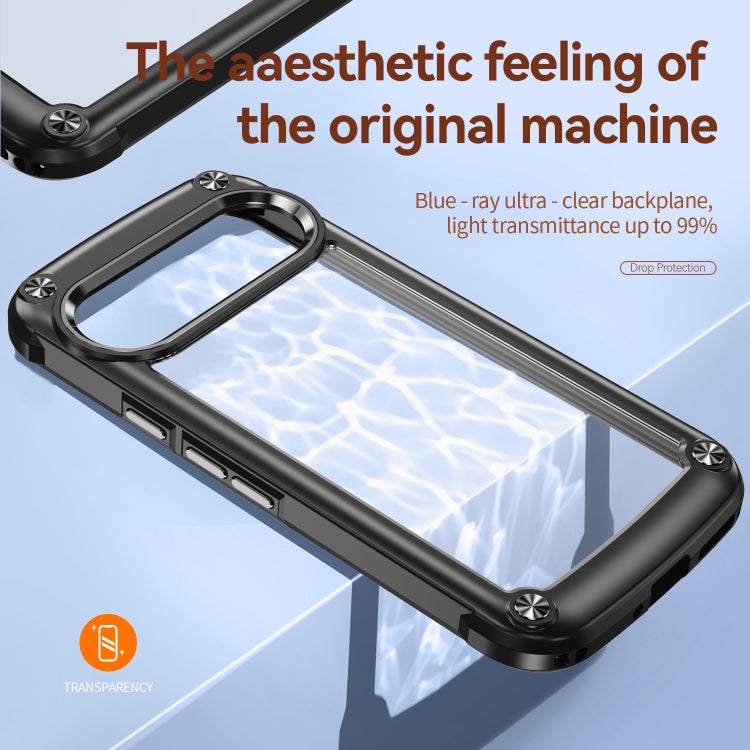 For Google Pixel 9 / 9 Pro TPU + PC Lens Protection Phone Case(Black) by buy2fix