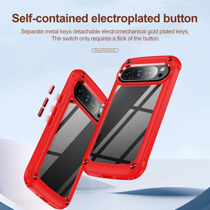 For Google Pixel 9 / 9 Pro TPU + PC Lens Protection Phone Case(Red) by buy2fix