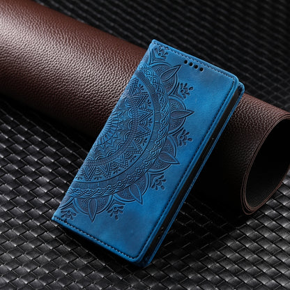 For Google Pixel 9 Pro XL Totem Embossed Magnetic Leather Phone Case(Blue) by buy2fix