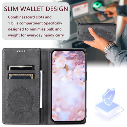 For Google Pixel 9 Pro XL Totem Embossed Magnetic Leather Phone Case(Grey) by buy2fix