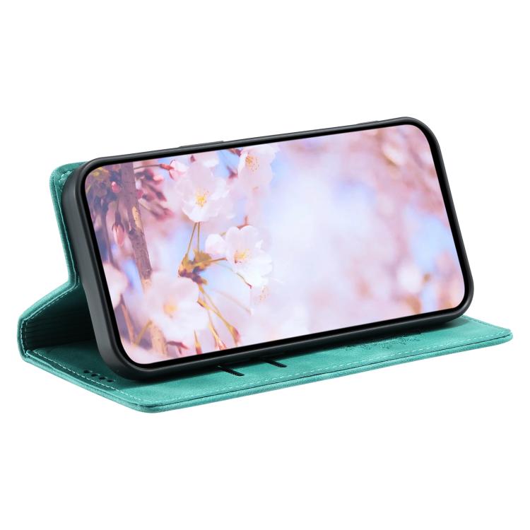 For Google Pixel 10 Pro XL Totem Embossed Magnetic Leather Phone Case(Green) - Google Cases by buy2fix | Online Shopping UK | buy2fix
