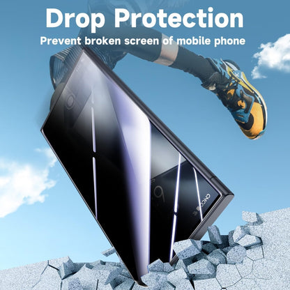 For Samsung Galaxy S25 Ultra 5G LK Easy Install Privacy Tempered Glass Film(Black) by buy2fix