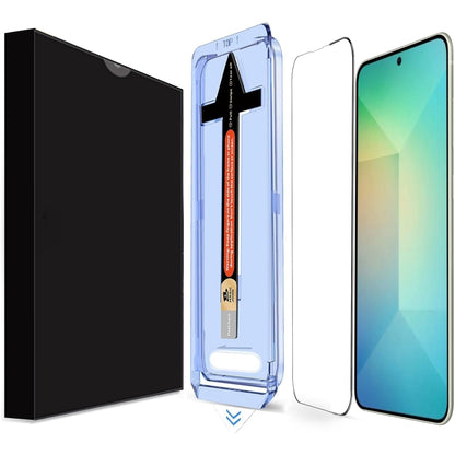 For Samsung Galaxy S25 5G LK Easy Install HD Tempered Glass Film(Black) by buy2fix