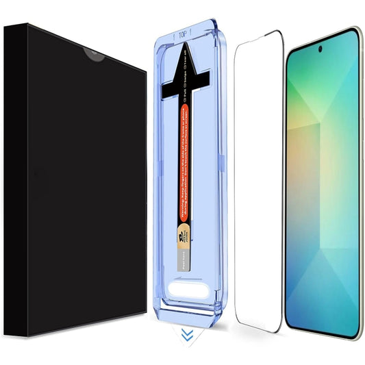 For Samsung Galaxy S25 5G LK Easy Install HD Tempered Glass Film(Black) by buy2fix