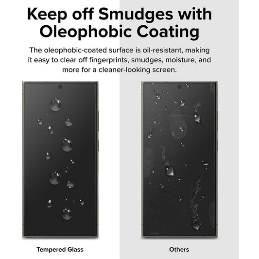 For Samsung Galaxy S25 5G LK Easy Install HD Tempered Glass Film(Black) by buy2fix