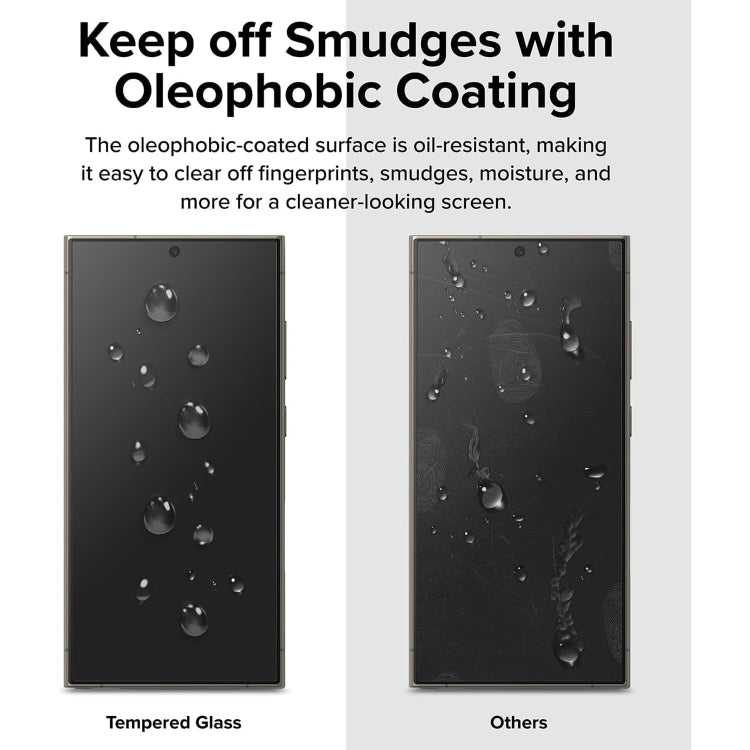 For Samsung Galaxy S25+ 5G LK Easy Install HD Tempered Glass Film(Black) by buy2fix