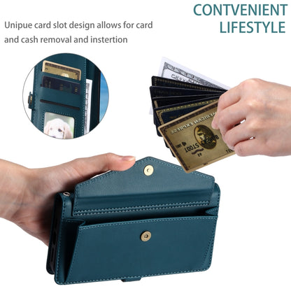 For Google Pixel 9 / 9 Pro Wallet Multi-card Slot Leather Phone Case with Lanyard(Green) by buy2fix