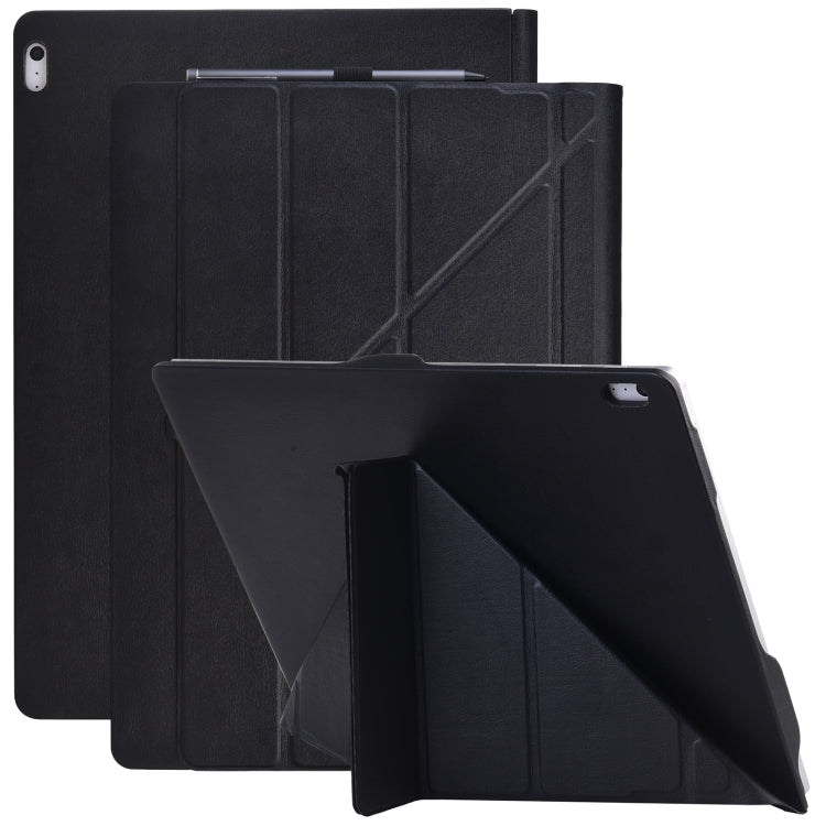 For Microsoft Surface Book 3 / 2 / 1 13.5 inch Deformation Single Screen Leather Laptop Case(Black) by buy2fix