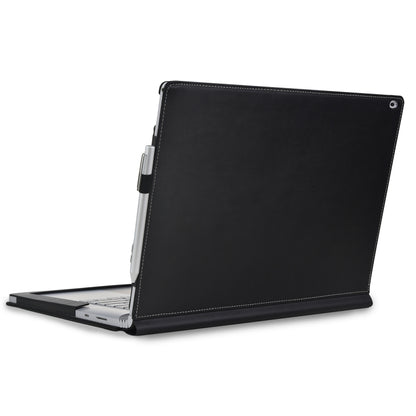 For Microsoft Surface Book 3 / 2 / 1 15 inch Deformation All-inclusive Leather Laptop Case(Black) by buy2fix