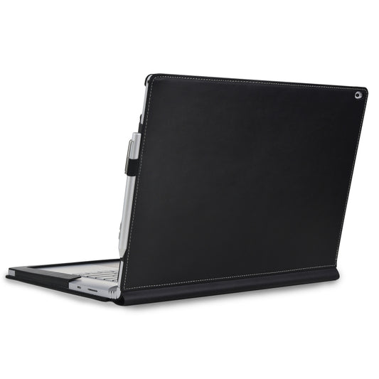 For Microsoft Surface Book 3 / 2 / 1 15 inch Deformation All-inclusive Leather Laptop Case(Black) by buy2fix