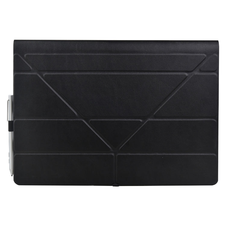 For Microsoft Surface Book 3 / 2 / 1 15 inch Deformation All-inclusive Leather Laptop Case(Black) by buy2fix
