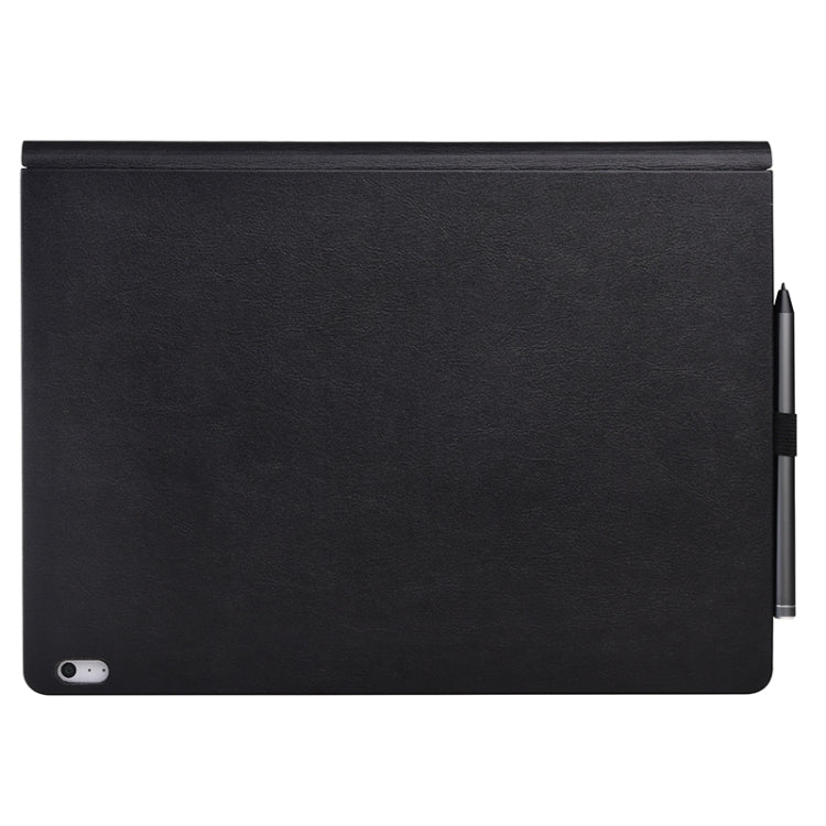 For Microsoft Surface Book 13.5 inch i5 Deformation All-inclusive Leather Laptop Case(Black) by buy2fix