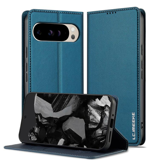 For Google Pixel 10 Pro XL LC.IMEEKE L1 Series Frosted Fine Texture PU Phone Case(Blue)