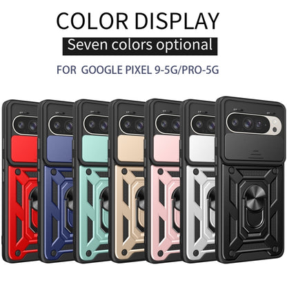 For Google Pixel 9 / 9 Pro Sliding Camera Cover Design TPU+PC Phone Case(Red) by buy2fix