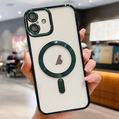 For iPhone 17 Electroplating MagSafe Phone Case(Dark Green) - iPhone 17 Cases by buy2fix | Online Shopping UK | buy2fix