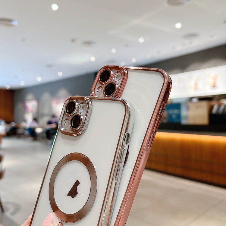 For iPhone 17 Electroplating MagSafe Phone Case(Pink) - iPhone 17 Cases by buy2fix | Online Shopping UK | buy2fix