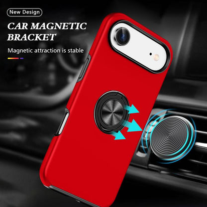 For iPhone Air PC + TPU Magnetic Phone Case with Invisible Ring Holder(Red) - iPhone Air Cases by buy2fix | Online Shopping UK | buy2fix