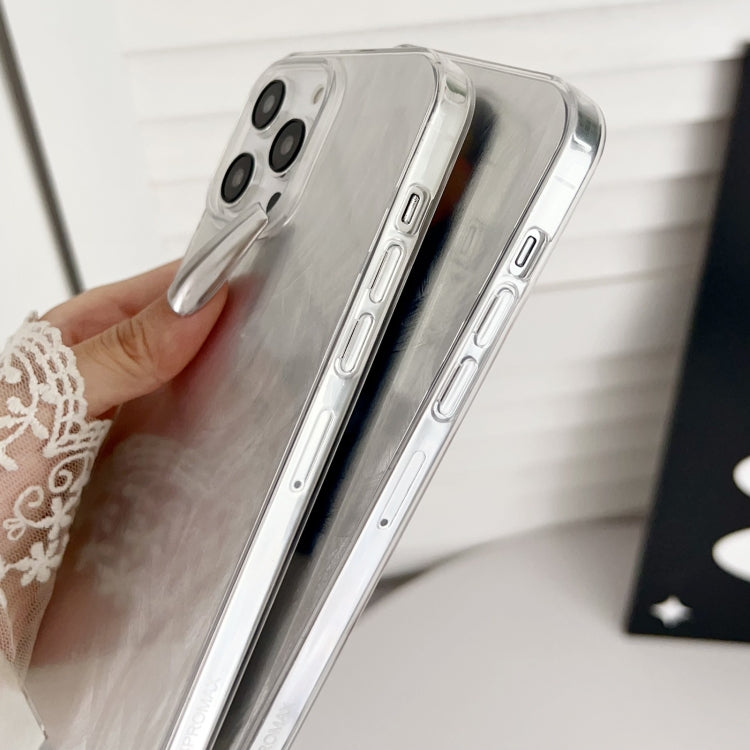For iPhone 16 Plus Gradient Feather Acrylic IMD Full Coverage Phone Case(Feather B) - iPhone 16 Plus Cases by buy2fix | Online Shopping UK | buy2fix