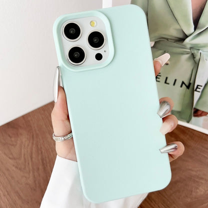 For iPhone 16 Pro Leather Texture TPU Full Coverage Phone Case(Green) by buy2fix