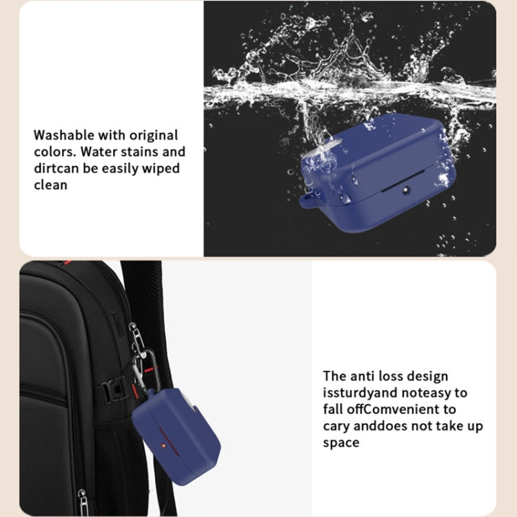 For CMF By Nothing Buds Pro2 Bluetooth Earphone Silicone Protective Case(Black) - Other Earphone Case by buy2fix | Online Shopping UK | buy2fix