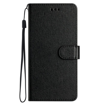 For iPhone 16 Pro Silk Texture Horizontal Flip Leather Phone Case(Black) by buy2fix