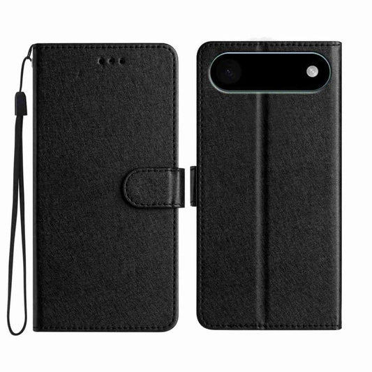 For iPhone Air Silk Texture Horizontal Flip Leather Phone Case(Black) - iPhone Air Cases by buy2fix | Online Shopping UK | buy2fix