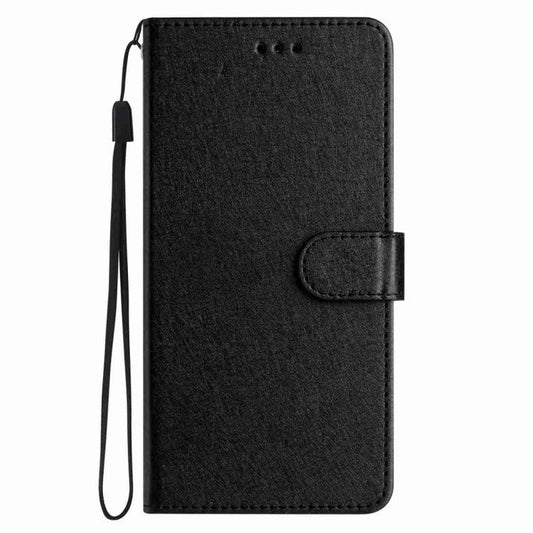 For iPhone Air Silk Texture Horizontal Flip Leather Phone Case(Black) - iPhone Air Cases by buy2fix | Online Shopping UK | buy2fix