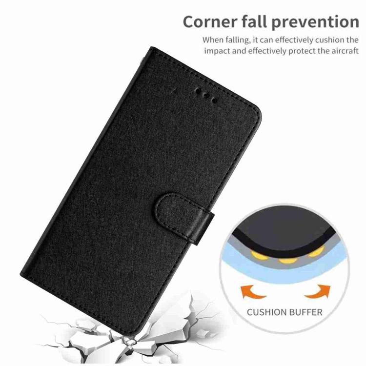 For iPhone Air Silk Texture Horizontal Flip Leather Phone Case(Black) - iPhone Air Cases by buy2fix | Online Shopping UK | buy2fix