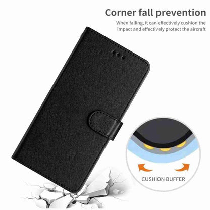 For iPhone Air Silk Texture Horizontal Flip Leather Phone Case(Black) - iPhone Air Cases by buy2fix | Online Shopping UK | buy2fix