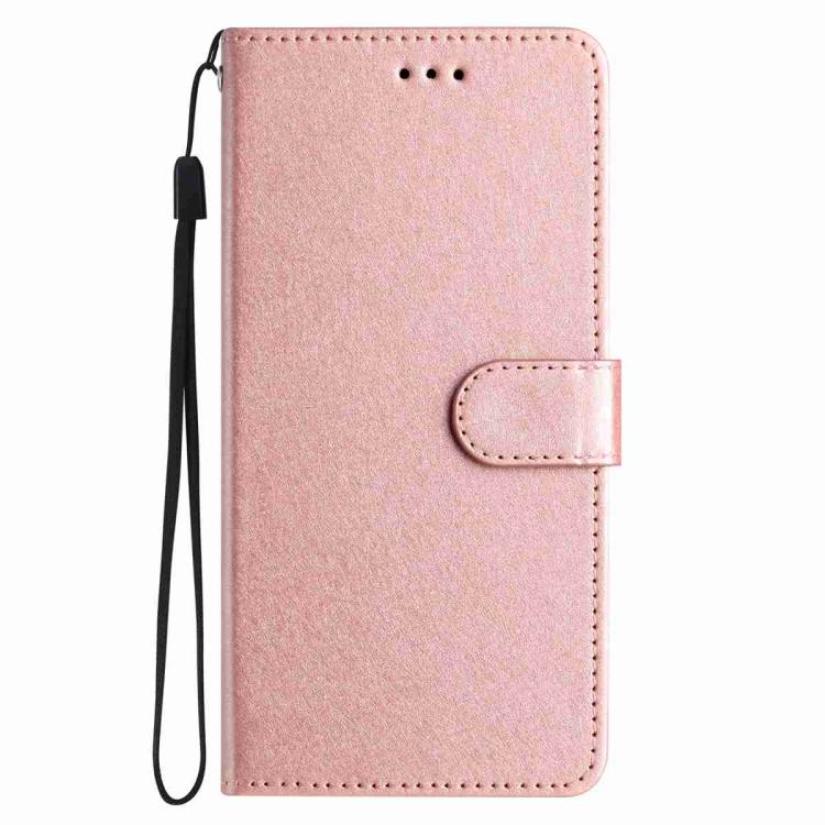 For iPhone Air Silk Texture Horizontal Flip Leather Phone Case(Rose Gold) - iPhone Air Cases by buy2fix | Online Shopping UK | buy2fix